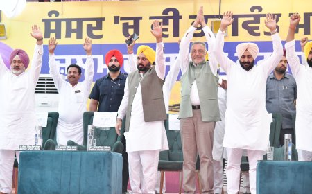 ਭਗਵੰਤ ਮਾਨ ਨੇ ਪਟਿਆਲਾ ਵਿਖੇ ਡਾ. ਬਲਬੀਰ ਸਿੰਘ ਲਈ ਕੀਤਾ ਚੋਣ ਪ੍ਰਚਾਰ, ਵਿਸ਼ਾਲ ਜਨਸਭਾ ਵਿੱਚ ਲੋਕਾਂ ਨੂੰ 13-0 ਨਾਲ ‘ਆਪ’ ਨੂੰ ਜਿਤਾਉਣ ਦੀ ਕੀਤੀ ਅਪੀਲ